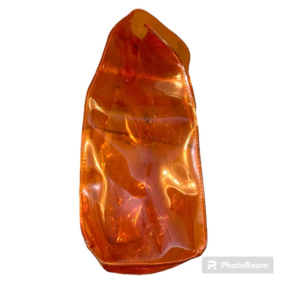 Authentic Vintage Hermes’ Orange Vinyl Kelly 1998 Japan Exhibition Tote Bag - Picture 7 of 16